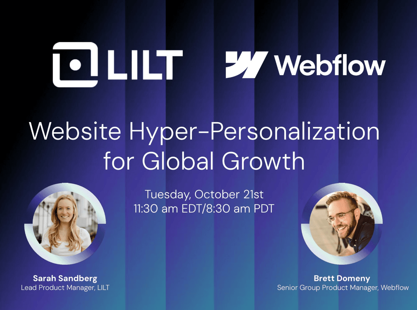 Webinar, webflow, marketing translation